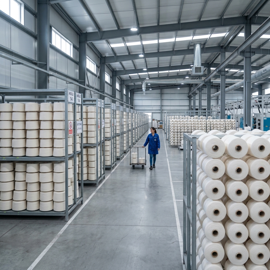 Yarn Warehouse Shelves